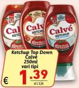 Ipercarni Ketchup Top Down Calvé offerta