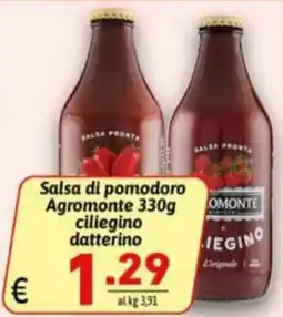 Ipercarni Salsa di pomodoro Agromonte offerta