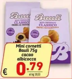 Ipercarni Mini cornetti Bauli cacao albicocca offerta