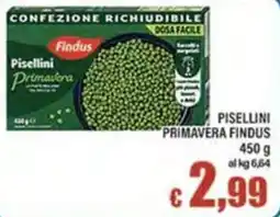 Top Supermercati Pisellini Primavera Findus offerta