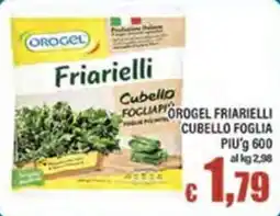 Top Supermercati Orogel friarielli cubello foglia offerta