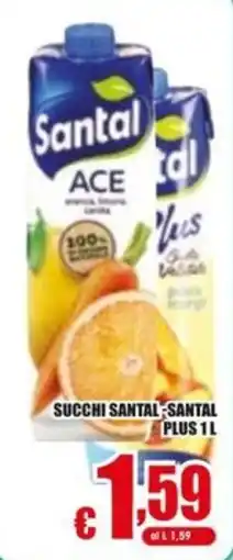 Gesad Supermercati Succhi Santal-Santal Plus 1 L offerta