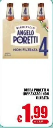 Gesad Supermercati Birra Poretti 4 offerta