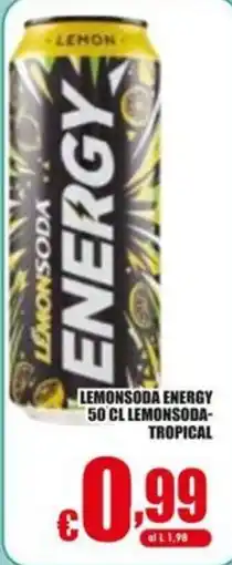 Gesad Supermercati Lemonsoda Energy Tropical offerta