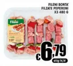 Sacoph Fileni Bonta' filzate peperoni offerta