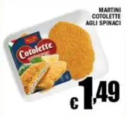 Sacoph Martini cotolette agli spinaci offerta