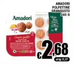 Sacoph Amadori polpette gran gusto offerta