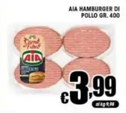 Sacoph AIA hamburger di pollo offerta