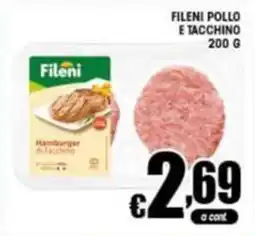 Sacoph Fileni hamburger di tacchino offerta