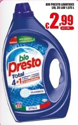 Gesad Supermercati Bio presto lavatrice liquid offerta