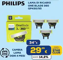 Euronics Tufano Philips OneBlade 360 offerta