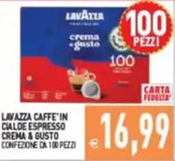 Supermercati Agorà Lavazza caffè in cialde espresso crema & gusto offerta