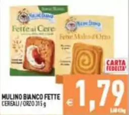 Supermercati Agorà Mulino Bianco Fette Cereali / Orzo offerta
