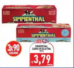 Supermercati Agorà Simmenthal carne in gelatina offerta