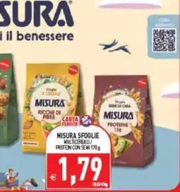 Supermercati Agorà Misura sfoglie multicereali / proteine con semi offerta