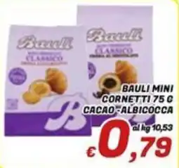 Idromarket Bauli mini cornetti cacao-albicocca offerta