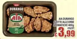 Top Supermercati Aia durango alette alle erbe aromatiche offerta