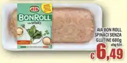 Top Supermercati Aia bon roll spinaci senza glutine offerta