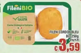 Top Supermercati Fileni Cordon Bleu Bio offerta