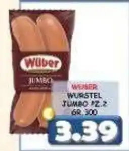 MercADone Wüber Wurstel Jumbo offerta