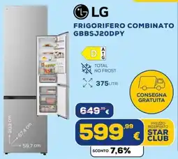 Euronics Tufano Frigorifero combinato LG offerta