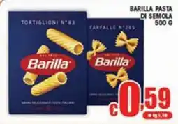Sacoph Barilla pasta di semola offerta