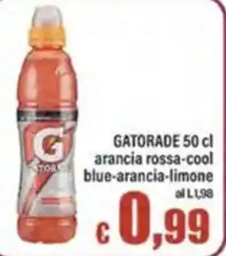 Top Supermercati Gatorade arancia rossa-cool blue-arancia-limone offerta