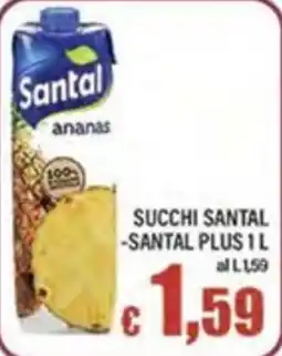 Top Supermercati Succhi Santal - Santal Plus offerta