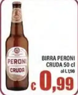 Top Supermercati Peroni birra cruda offerta