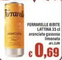 Top Supermercati Ferrarelle aranciata offerta