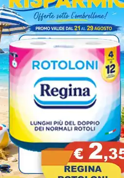 Magazzini del Risparmio Rotoloni Regina offerta