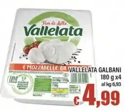 Top Supermercati Mozzarelle da Vallelata Galbani offerta