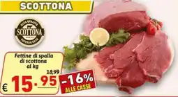 Ipercarni Fettine di spalla di scottona offerta