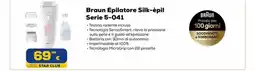 Euronics Tufano Braun Epilatore Silk-épil Serie 5-041 offerta