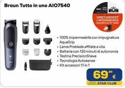 Euronics Tufano Braun Tutto in uno AIO7540 offerta