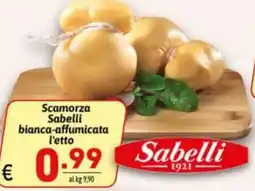 Ipercarni Scamorza bianca-affumicata Sabelli offerta