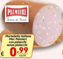 Ipercarni Mortadella Italiana Mec Palmieri offerta