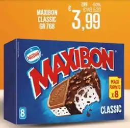 Supermercati EffePiù Maxibon classic Nestlé offerta