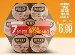 Supermercati EffePiù Rio mare tonno all'olio di oliva offerta