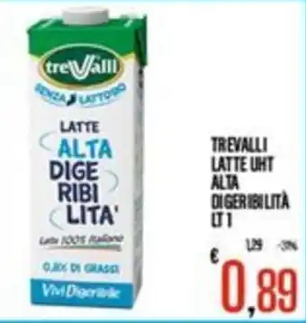 Supermercati EffePiù Tre Valli latte alta digeribilità offerta
