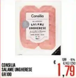 Supermercati EffePiù Consilia Salame Ungherese offerta