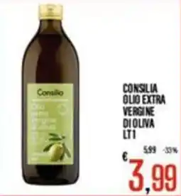 Supermercati EffePiù Consilia olio extra vergine di oliva offerta