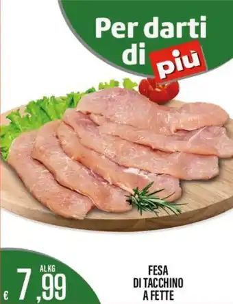 Fesa di tacchino a fette