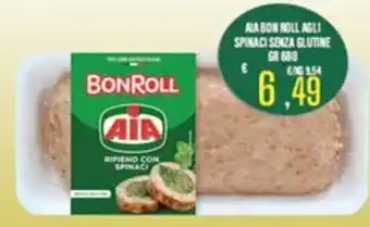 Supermercati EffePiù Bonroll Aia ripieno con spinaci offerta