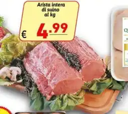 Ipercarni Arista intera di suino offerta