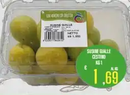 Supermercati EffePiù Susine gialle offerta