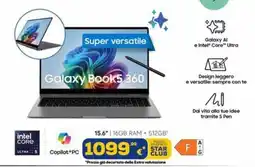 Euronics Tufano Galaxy Book5 360 offerta