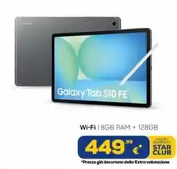 Euronics Tufano Galaxy Tab S10 FE offerta