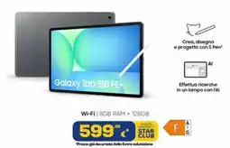 Euronics Tufano Galaxy Tab S10 FE+ offerta