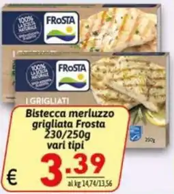 Ipercarni Bistecca merluzzo grigliata Frosta offerta